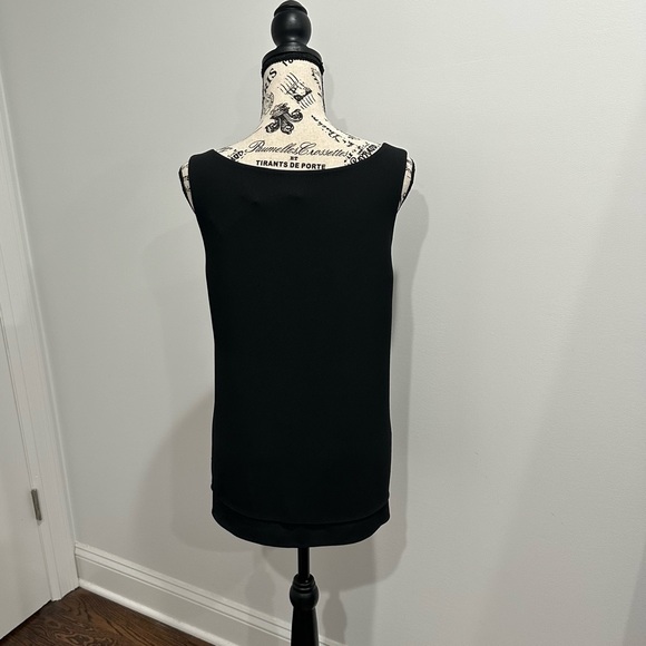 Banana Republic Black Cami Tank Blouse (XL) - Picture 4 of 7